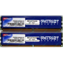 Память 1Gb (2x512Mb) DDR2 Patriot PSD251253381H pc4200 533MHz (Улан-Удэ)