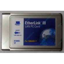 Сетевая карта 3COM Etherlink III 3C589D-TP (PCMCIA) без LAN кабеля (без хвоста) - Улан-Удэ